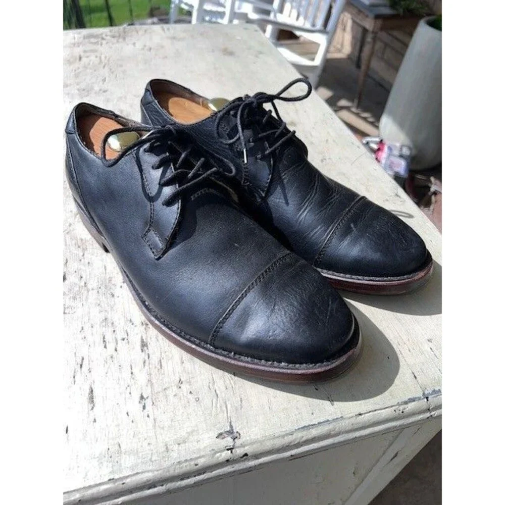 Seal Of The Sutro “Ralston” San Francisco Goodyear Welted Black CapToe Shoes 12D